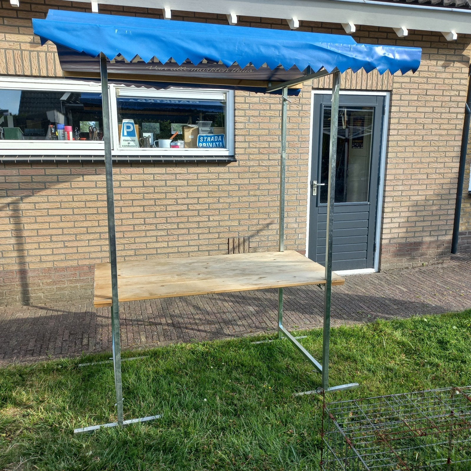 Marktkraam 80 x 150 cm, Ophalen, Zo goed als nieuw