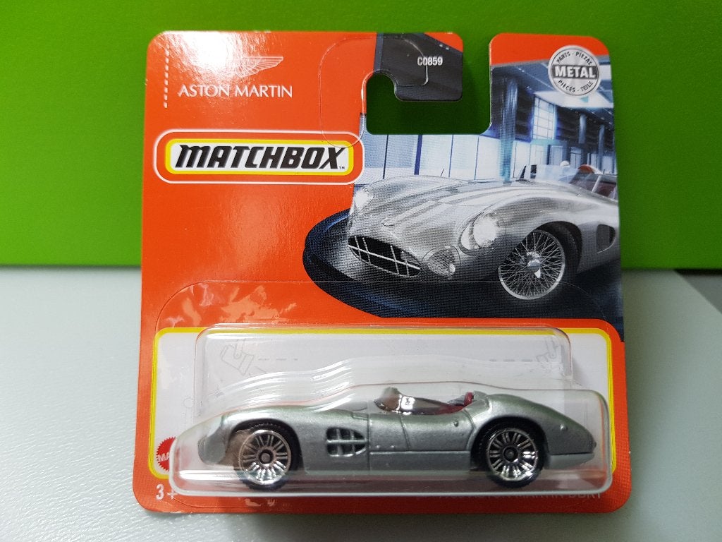 Matchbox - 1956 Aston Martin DBR1 [zilver] 1/60 MIB, Ophalen of Verzenden, Nieuw, Auto