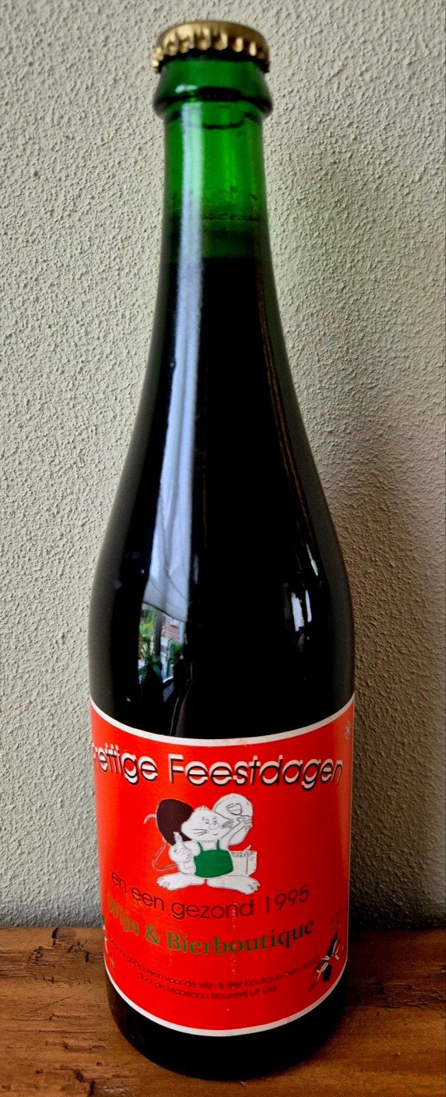 kerst- en nieuwjaars bier 7,5% Maasland Br. boutique Denhaag, Verzamelen, Ophalen of Verzenden, Zo goed als nieuw, Flesje(s), Overige merken