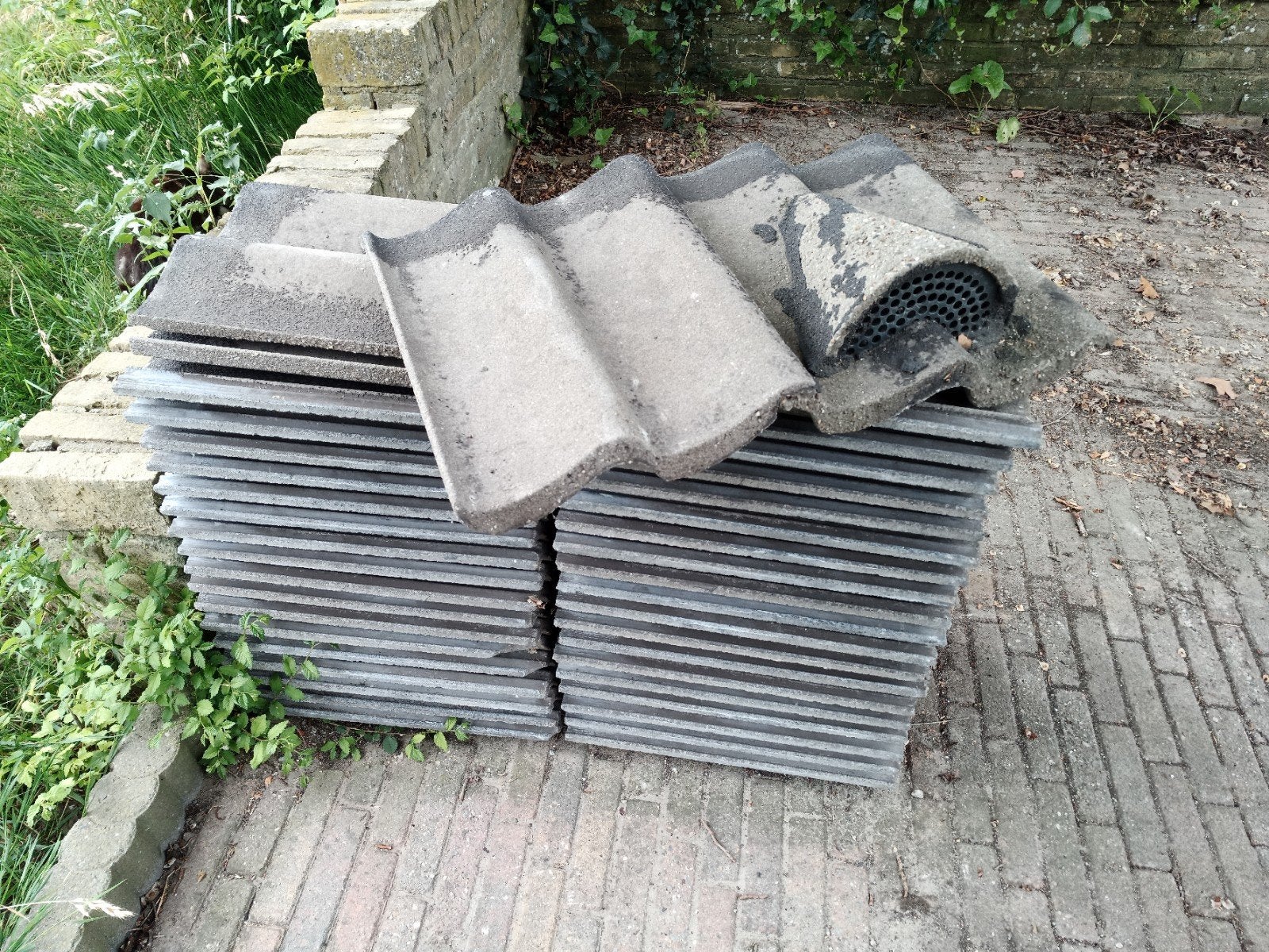 Sneldek RBB dakpannen, Doe-het-zelf en Verbouw, Dakpannen en Dakbedekking, Ophalen, Gebruikt, Minder dan 5 m², Dakpannen