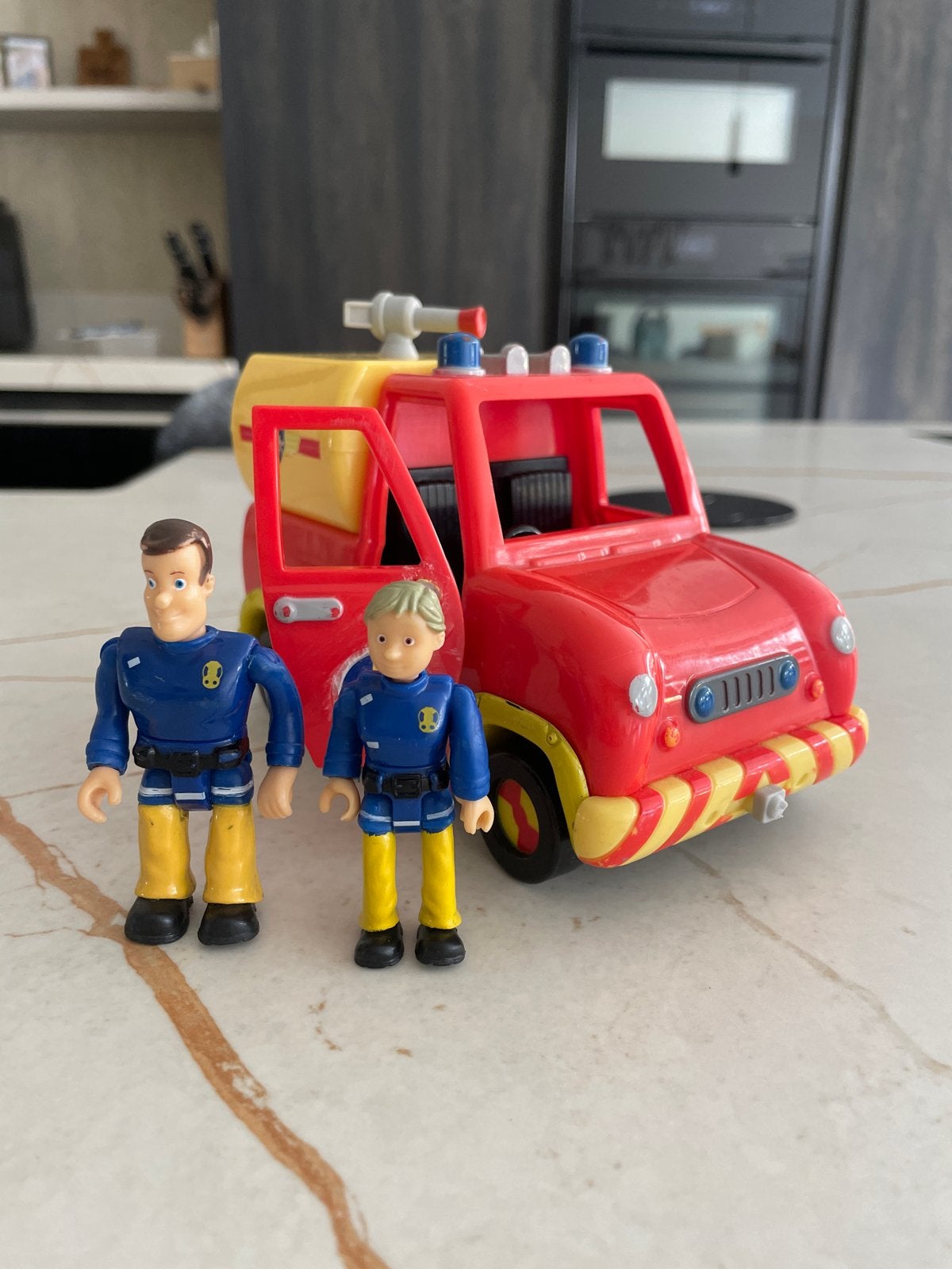 Brandweerman Sam Brandweerwagen met figuren, Ophalen, Gebruikt, Jongen of Meisje