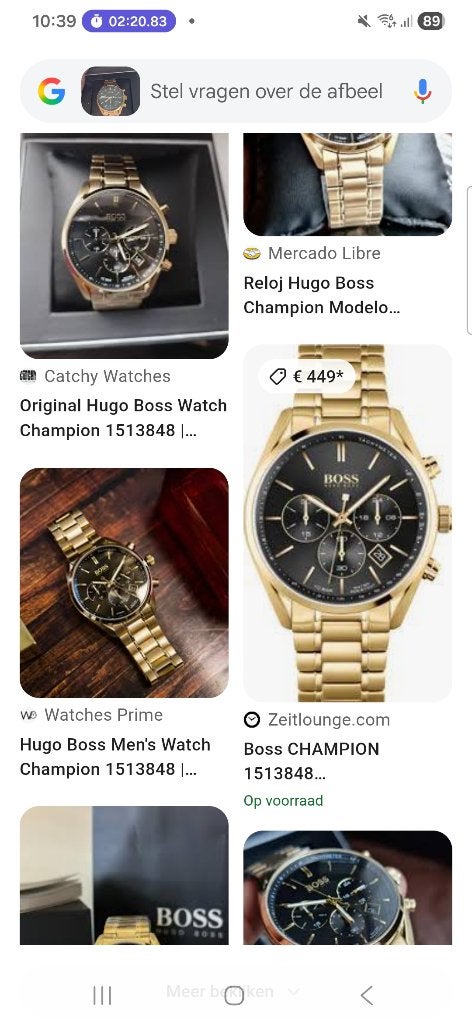 Horloge met zonnebril, Sieraden, Tassen en Uiterlijk, Horloges | Heren, Overige materialen, Polshorloge, Overige materialen, Zo goed als nieuw
