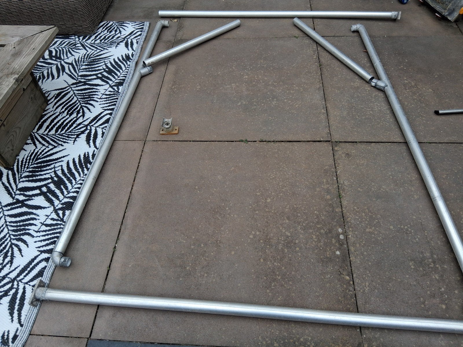 Aluminium buizen frame voor reclame spandoek (max 180x200cm), Ophalen of Verzenden