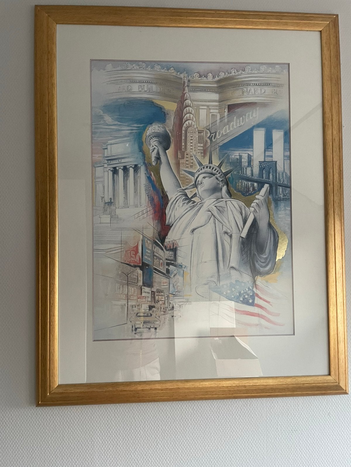 Mooi schilderij met lijst, Ophalen