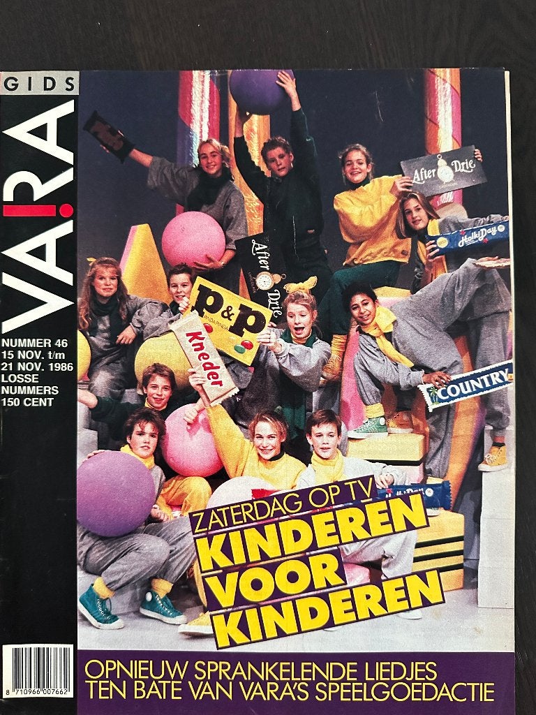 VARA Gids 15-11-1986, met Kinderen v K, Dorus, Henny Huisman, Ophalen of Verzenden, Gelezen, Overige typen