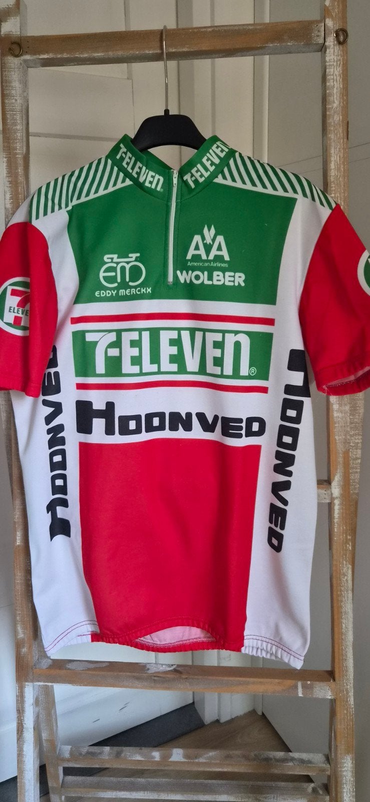 Retro wielershirt 7- eleven Hoonved, Ophalen of Verzenden, Zo goed als nieuw, Kleding