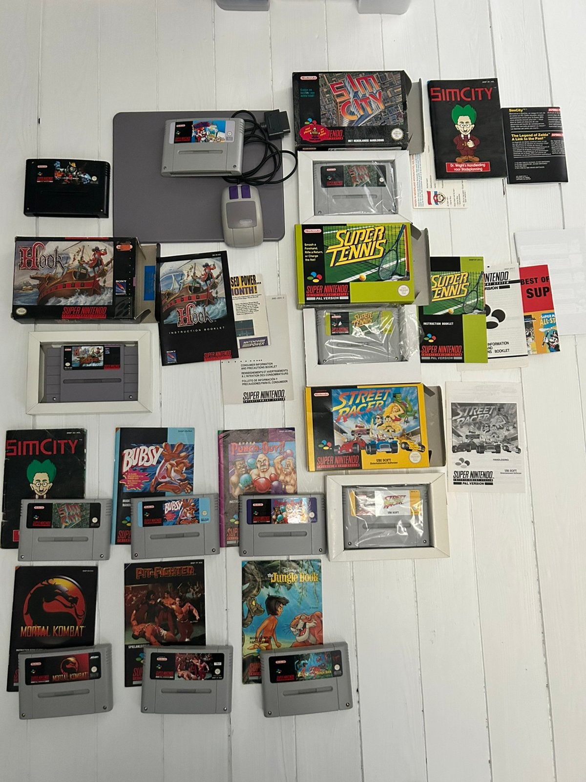 Grote snes super nintendo verzameling, 2 spelers, Ophalen of Verzenden, Zo goed als nieuw, Vanaf 3 jaar