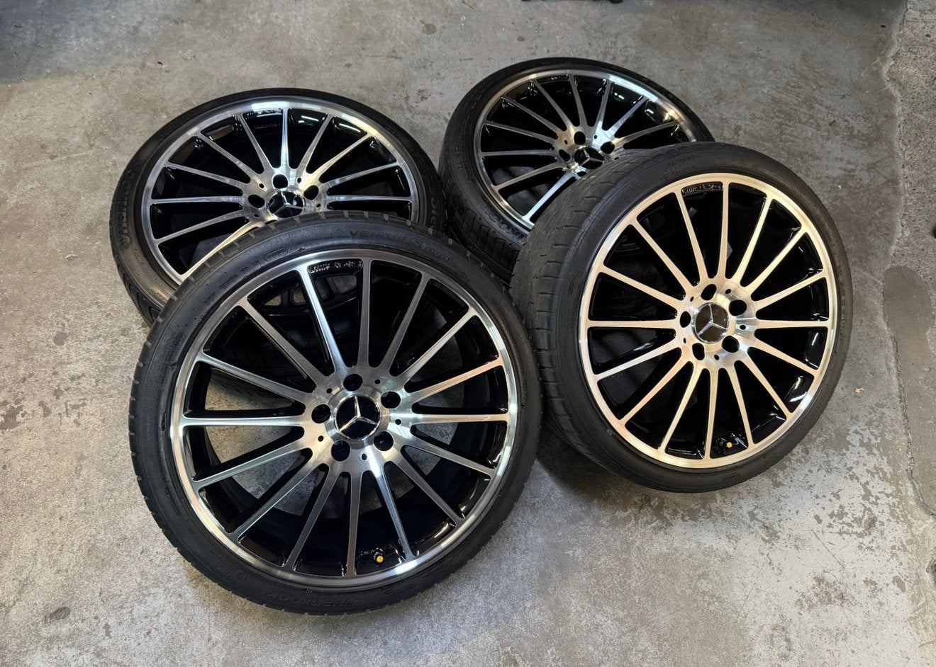 ✅ 19 inch Originele Mercedes velgen 5x112 C63 AMG W204, 19 inch, Gebruikt, Banden en Velgen, Ophalen of Verzenden