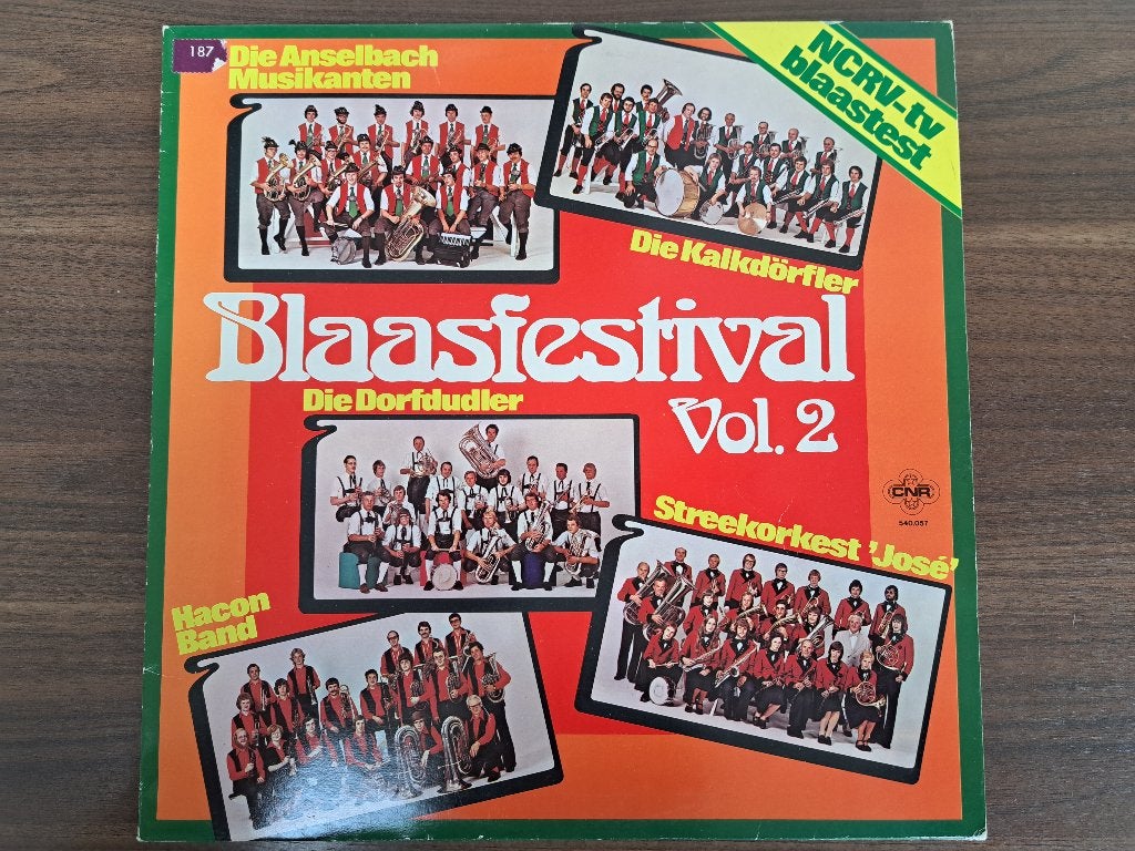 Blaasfestival Vol. 2 NCRV-tv Blaastest, LP, Overige genres, Ophalen of Verzenden, Zo goed als nieuw
