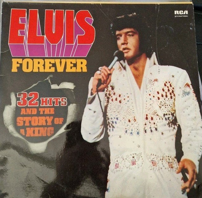 Elvis Forever - Dubbel LP met 32 Hits, Complilatie, Ophalen of Verzenden, Gebruikt, 12 inch