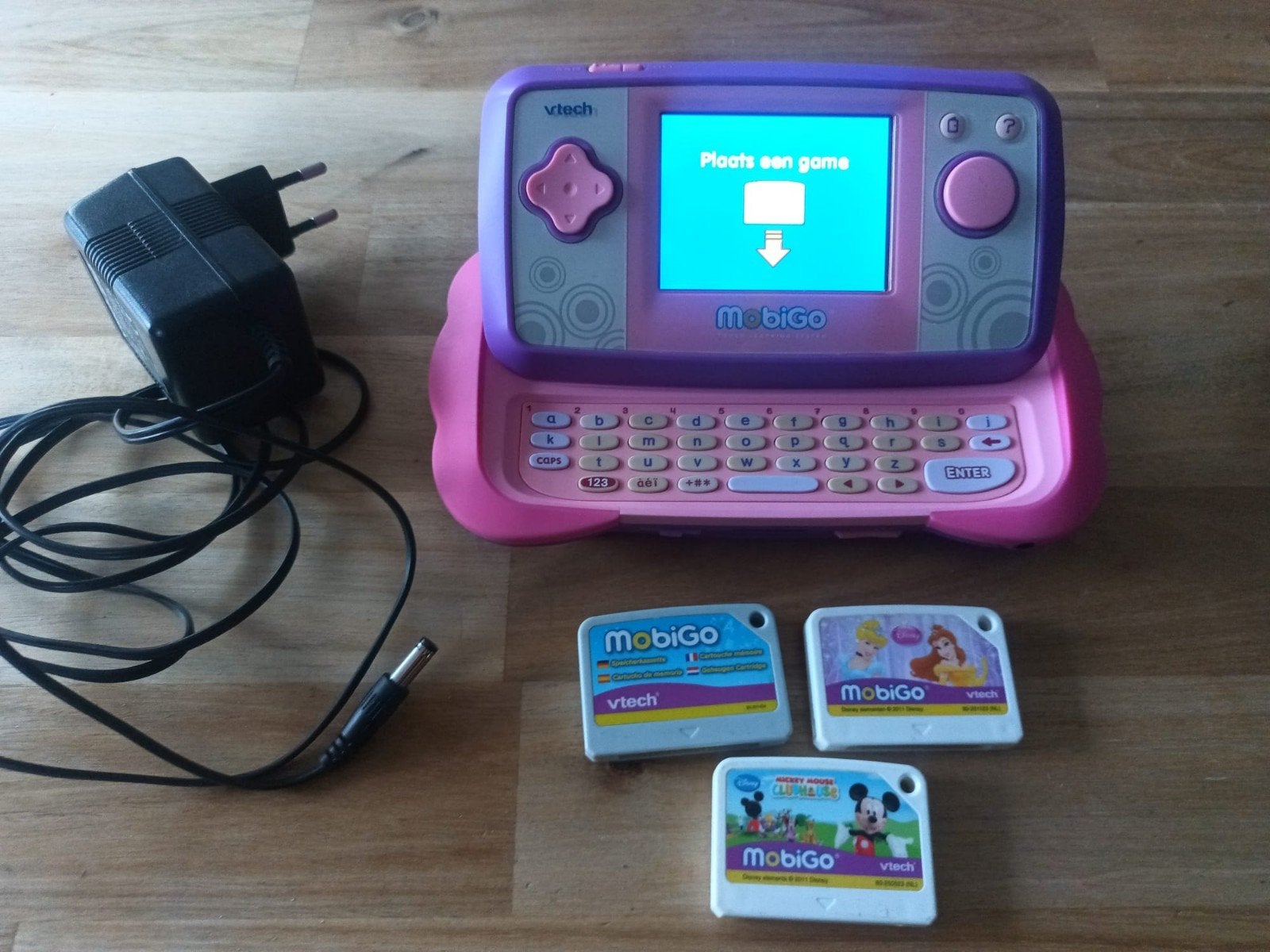 VTech MobiGo met spellen Nederlands, Ophalen of Verzenden, Gebruikt