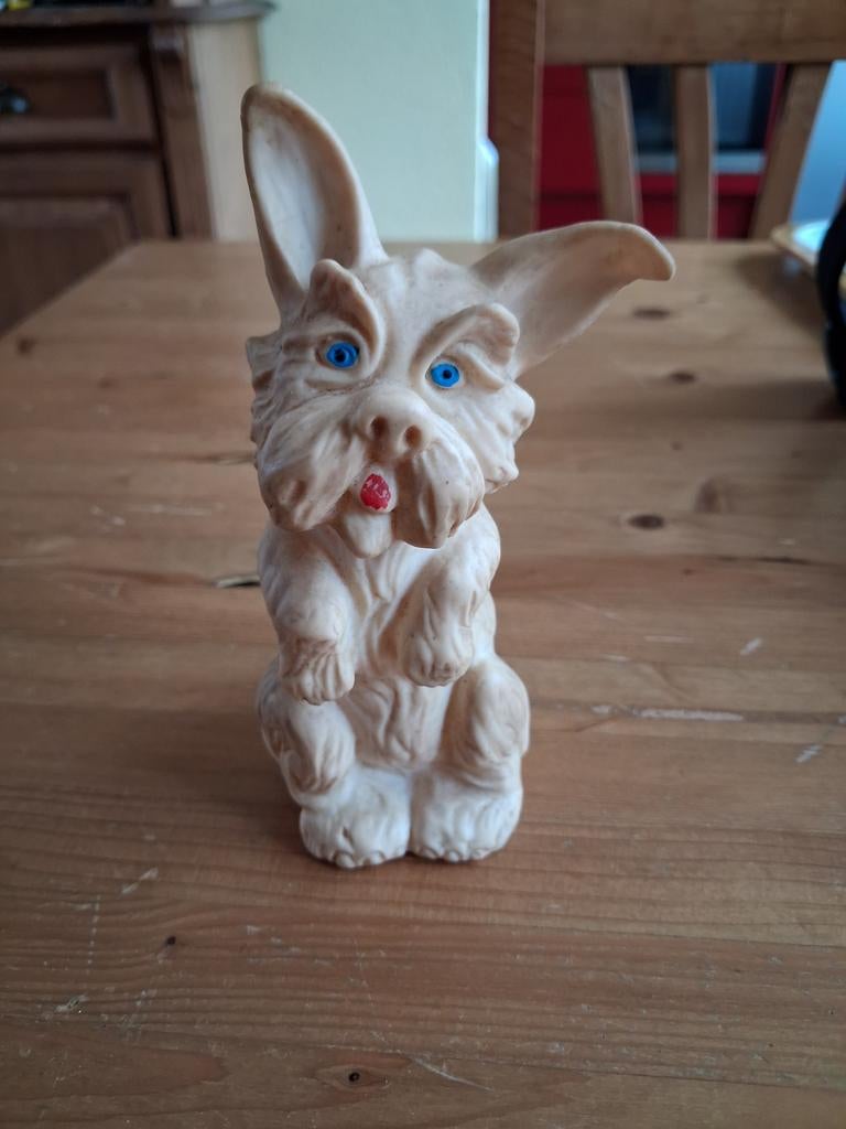 Vintage rubberen hond, Ophalen of Verzenden, Gebruikt