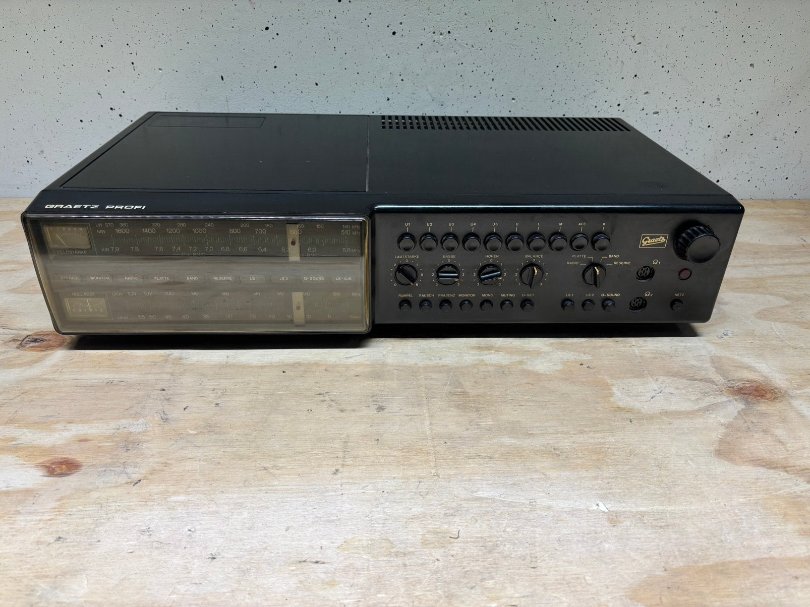 Graetz profi 306 vintage radio, Ophalen of Verzenden, Niet werkend, Radio