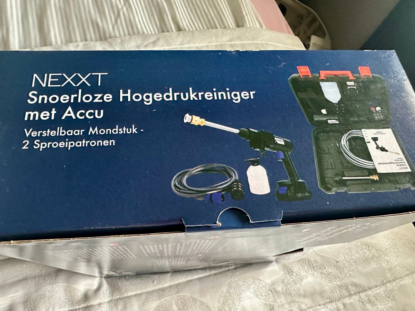 Nexxt snoerlooze hogedrukreiniger met accu, Ophalen of Verzenden, Nieuw, Overige typen