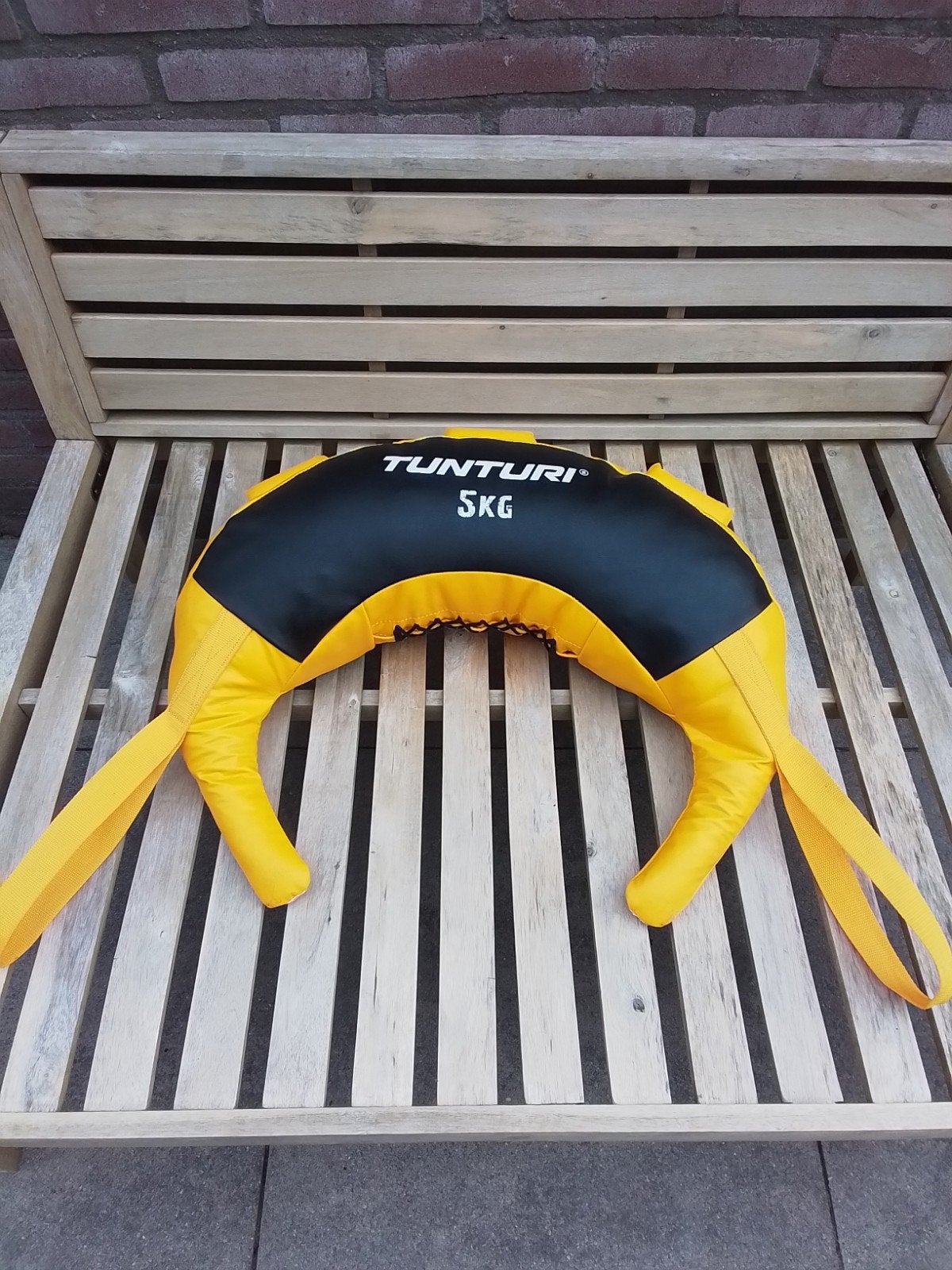 sandbag 5 kg zgan, Sport en Fitness, Fitnessmaterialen, Ophalen, Zo goed als nieuw