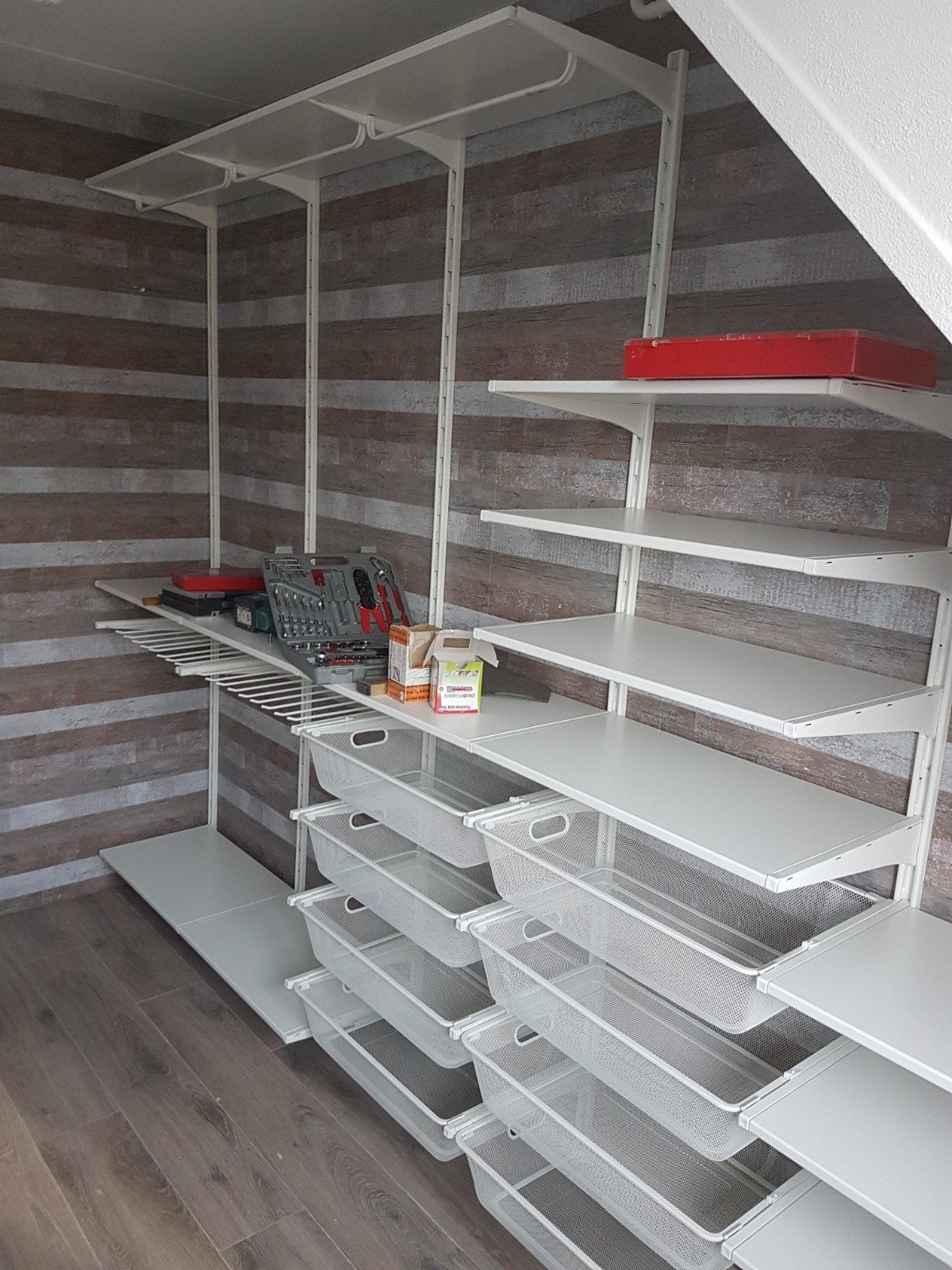 IKEA ALGOT systeem - Complete opbergoplossing, Ophalen, Gebruikt, 25 tot 50 cm, 200 cm of meer