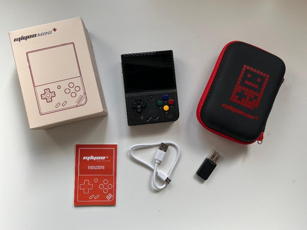 Miyoo Mini Plus - Zwart Transparant met Games, Ophalen of Verzenden, Miyoo, Zo goed als nieuw