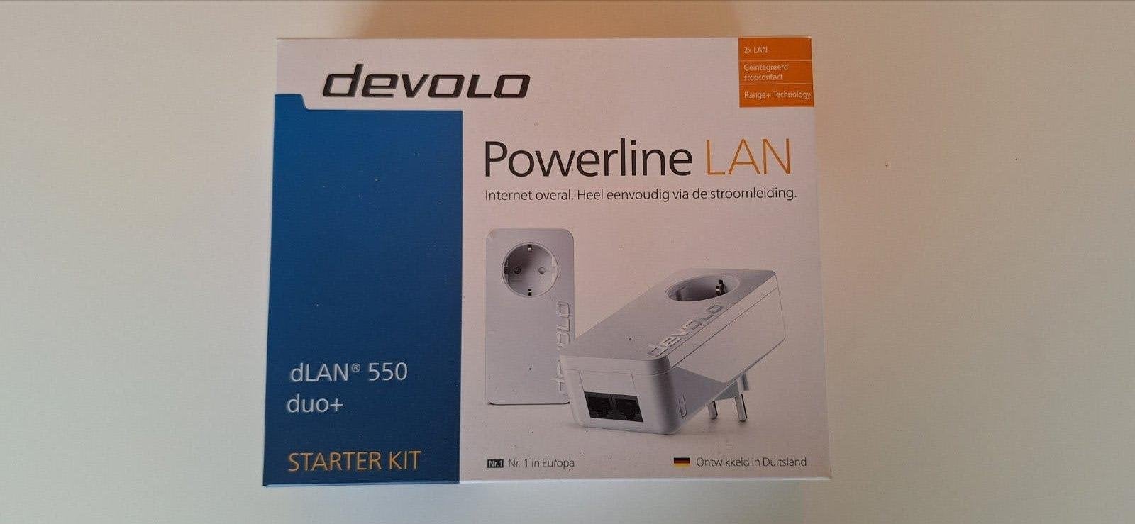 Devolo dLAN 550 duo+ Starter Kit, Ophalen of Verzenden, Zo goed als nieuw