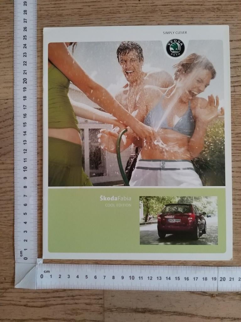Skoda Fabia Cool Edition brochure 2009 (DE), Ophalen of Verzenden, Gelezen, Overige merken