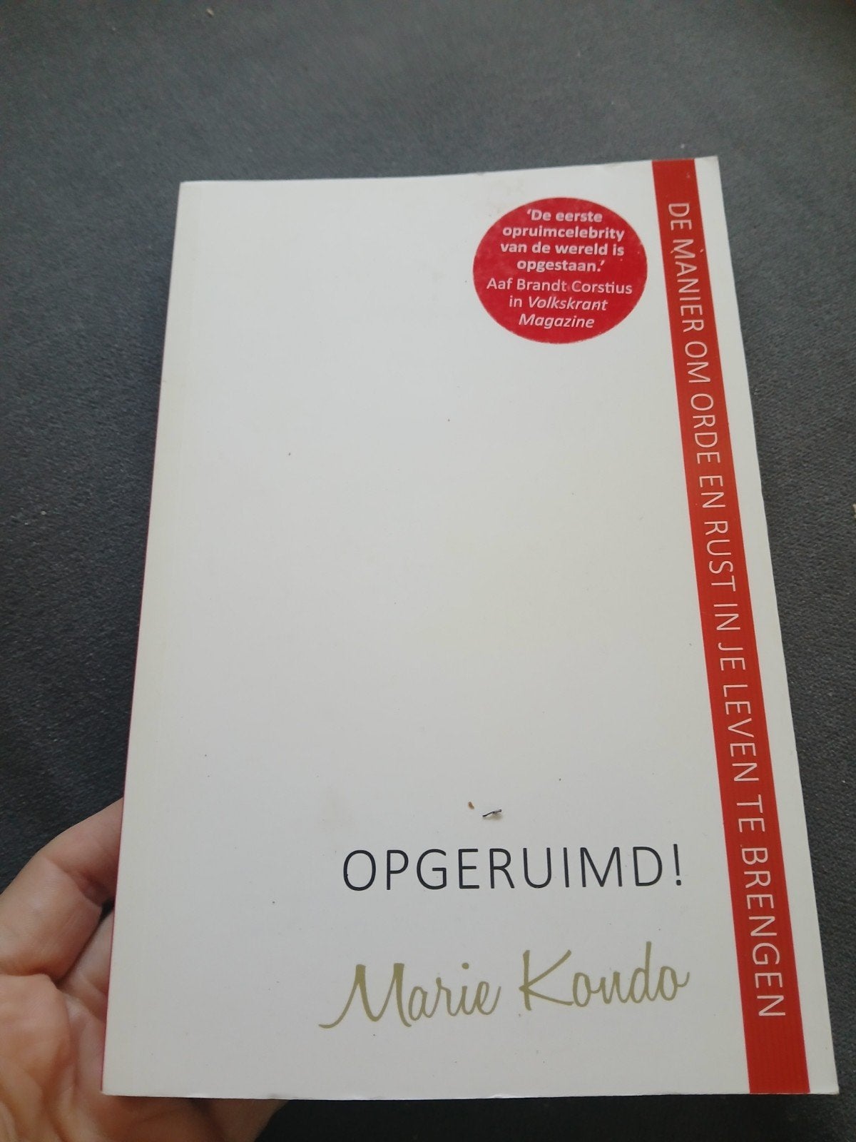 Opgeruimd! - Marie Kondo (Paperback), Boeken, Ophalen of Verzenden, Zo goed als nieuw, Marie Kondo