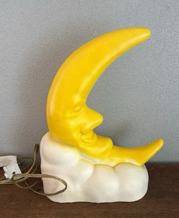 Heico vintage maanlamp zie info, Ophalen, Gebruikt, Lamp