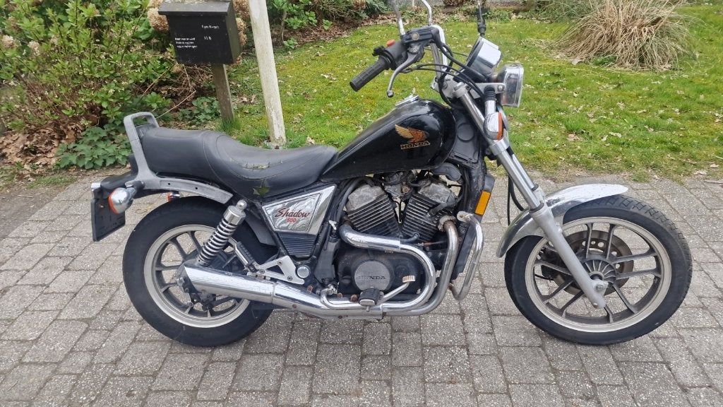 Honda vt500c shadow  opknapper, Motoren, Cardan-aandrijving, 2 cilinders, Gebruikt, Handgeschakeld