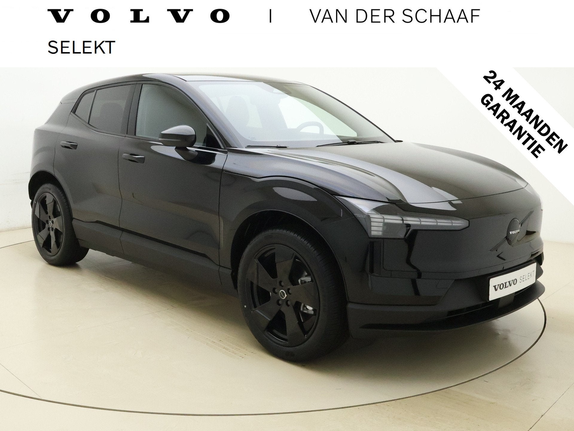 Volvo EX30 Extended Range Plus Black Edition Europa / Elektr, Auto's, Volvo, 476 km, Volvo Selected Used Cars, Zwart, Origineel Nederlands