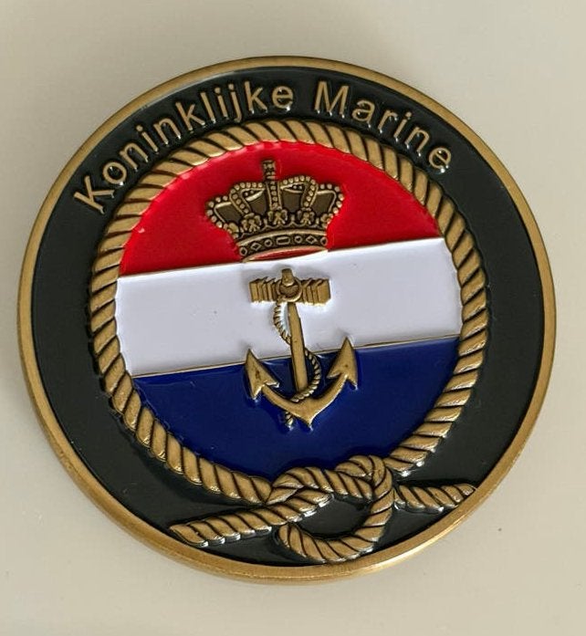 Koninklijke Marine Zr Ms Zeeland coin, Ophalen, Marine, Nederland, Embleem of Badge