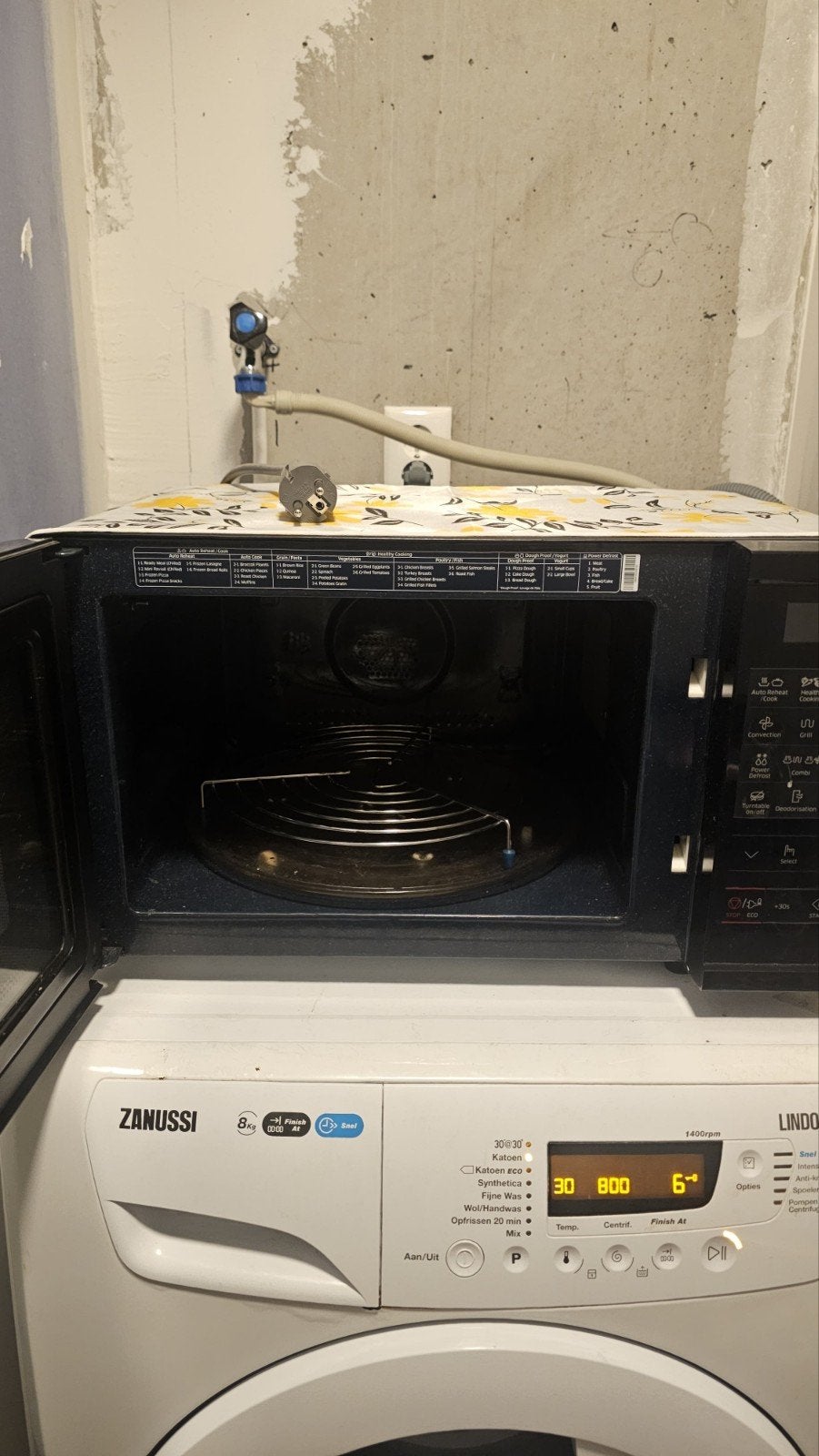 Samsung Smart Oven Combimagnetron MC28H5013AK, Witgoed en Apparatuur, Magnetrons, Ophalen, Combimagnetron, Zo goed als nieuw, Draaiplateau