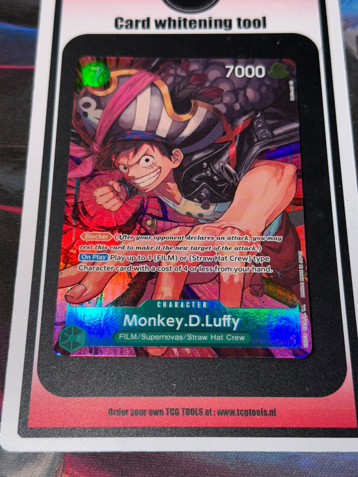 Monkey D. Luffy OP02-041 Paramount War NM, Ophalen, Zo goed als nieuw