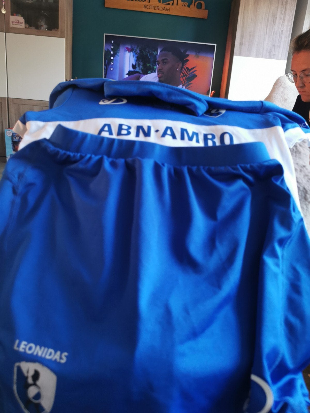 Hockey Dames Leonidas rokje en shirt blauw maat XS, Ophalen of Verzenden, Zo goed als nieuw, Maat 34 (XS) of kleiner, Blauw