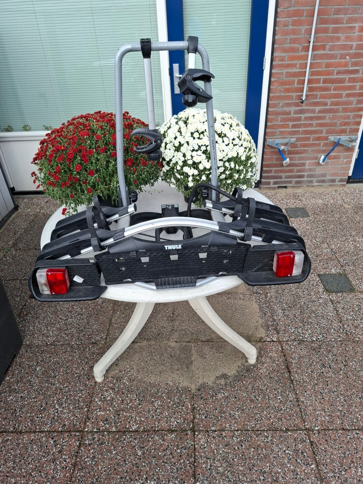Thule EuroWay G2 921 Trekhaak Fietsendrager, Ophalen, Gebruikt, 2 fietsen, Trekhaakdrager