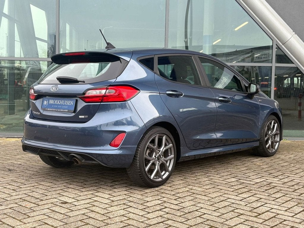 Ford Fiesta 1.0 EcoBoost Hybrid ST-Line X 125pk Automaat / S, Auto's, 125 pk, Gebruikt, Zwart, Blauw