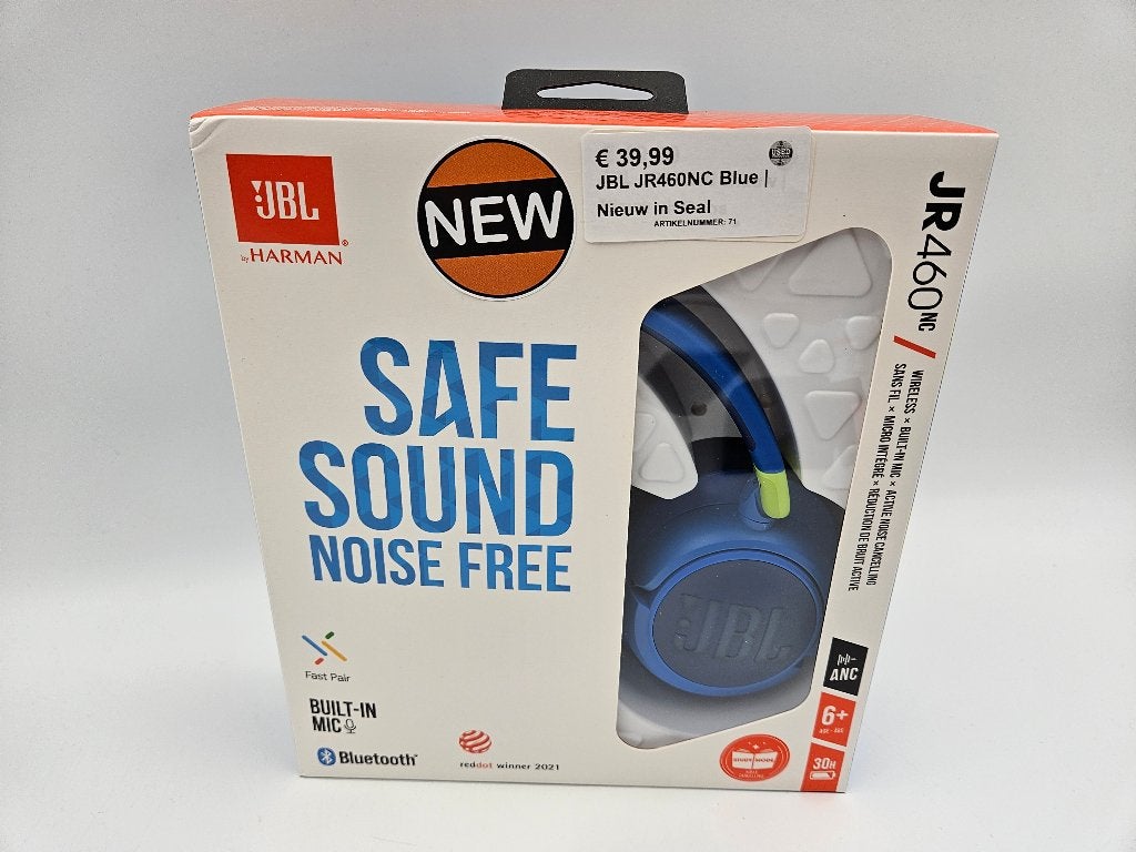 JBL JR460NC Blue | Nieuw in Seal