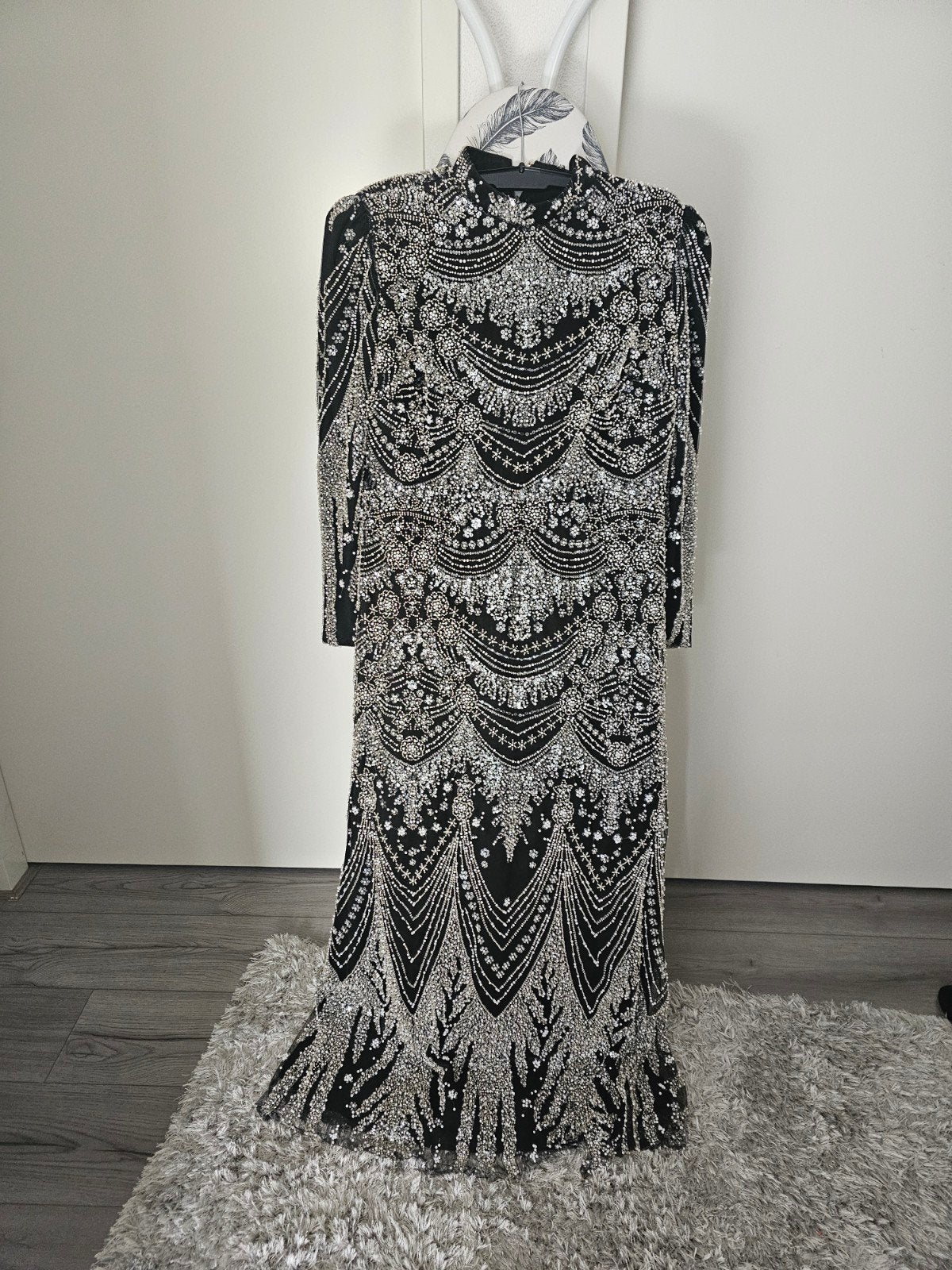 Pınar Ṣems zwart galajurk 46 maat, Kleding | Dames, Jurken, Zwart, Maat 46/48 (XL) of groter, Ophalen of Verzenden, Zo goed als nieuw