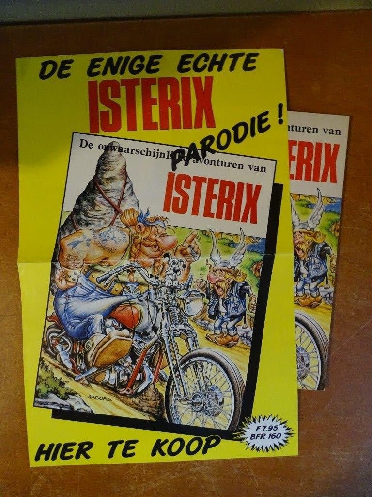 Asterix en Isterix Parodie plus Poster, Meerdere stripboeken, Ophalen, Gelezen