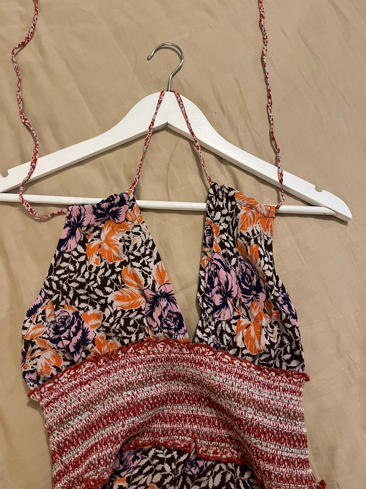 Free people merk Bloemen jurk, Kleding | Dames, Ophalen, Zo goed als nieuw, Maat 34 (XS) of kleiner, Zwart