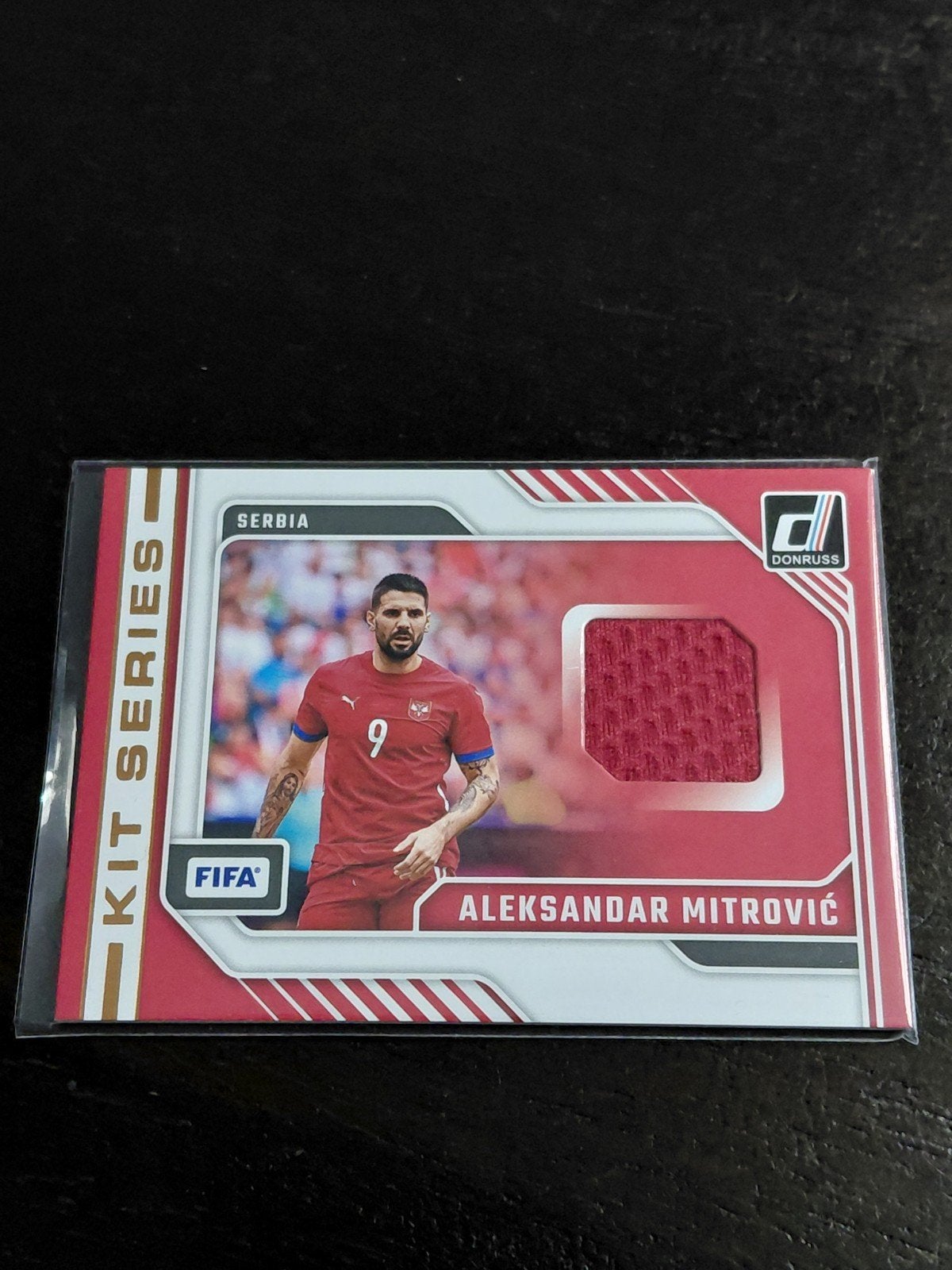 Aleksandar Mitrovic Kit Series Relic Panini Donruss, Ophalen of Verzenden, Zo goed als nieuw, Buitenlandse clubs, Spelerskaart