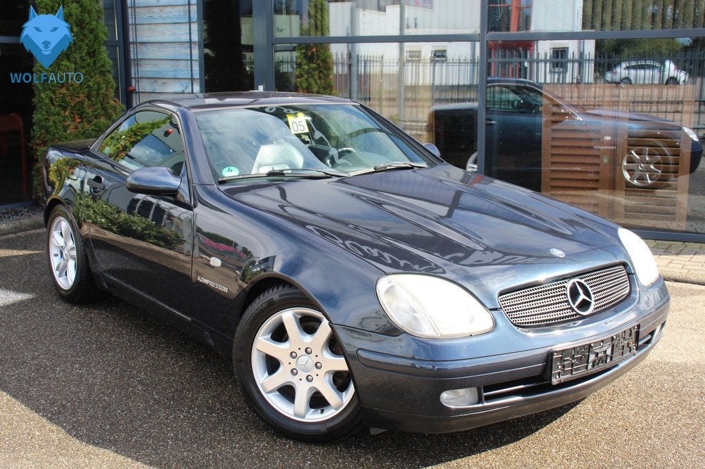 Mercedes-Benz SLK 230 K. Eibach, AMG, Ate Power Disc, Stof, Cabriolet, Zwart, Mercedes-Benz
