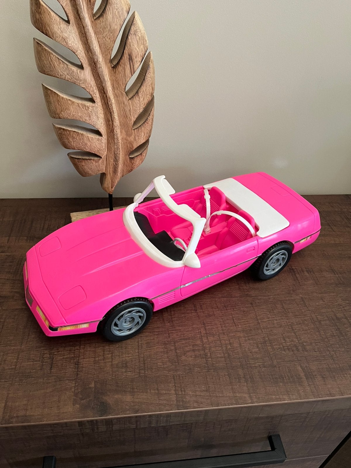 vintage roze Barbie Corvette cabriolet van Mattel uit 1994, Ophalen of Verzenden, Gebruikt