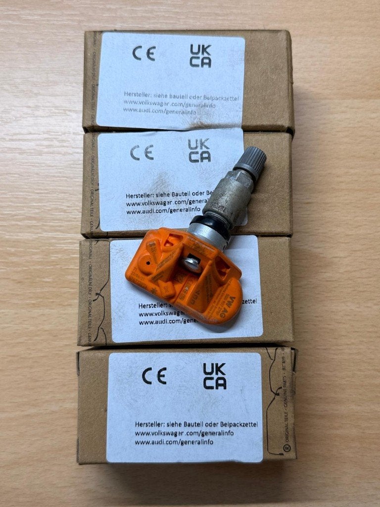 TPMS sensoren Skoda, VW, Audi 4 stuk z.g.a.n., Ophalen of Verzenden