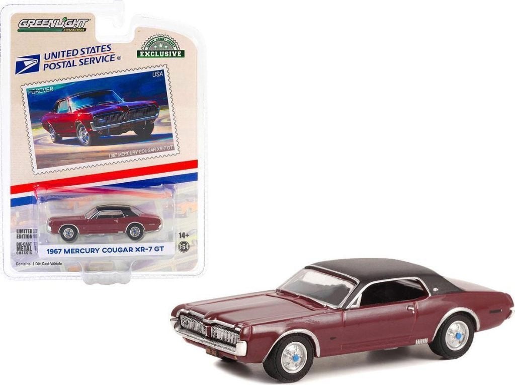 1967 Mercury Cougar XR-7 GT van Greenlight 1/64, Ophalen of Verzenden, Nieuw, Auto