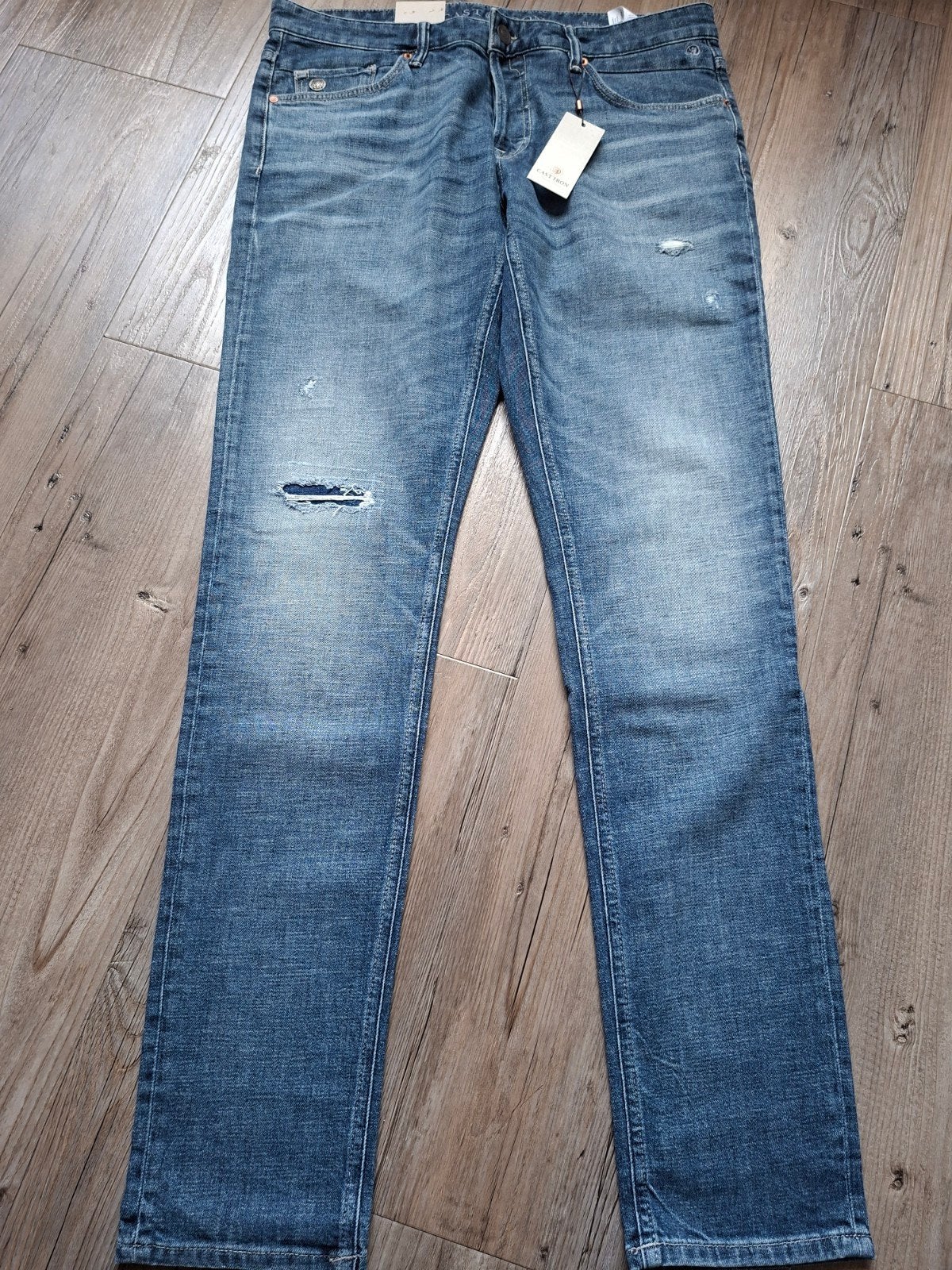 CAST IRON Riser slimfit jeans W36 L34, W36 - W38 (confectie 52/54), Blauw, Nieuw, Ophalen of Verzenden