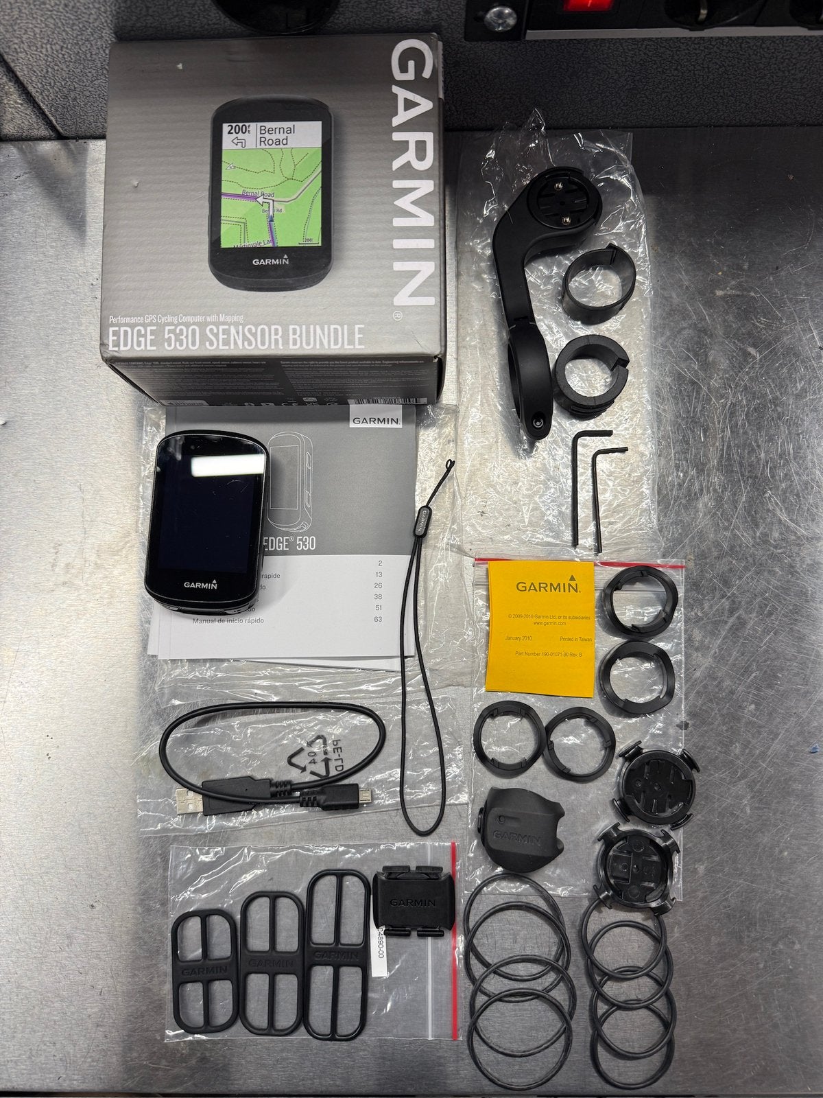 Garmin Edge 530 sensor bundle, Ophalen of Verzenden, Draadloos, Zo goed als nieuw