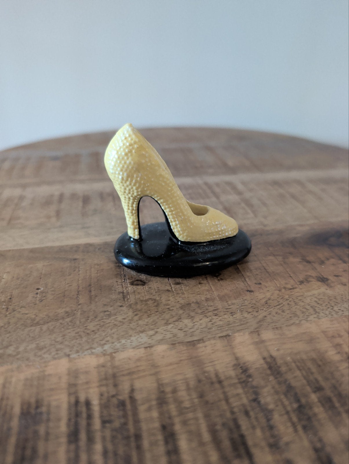 Decoratieve hoge hak schoen miniatuur beeldje, Ophalen, Gebruikt