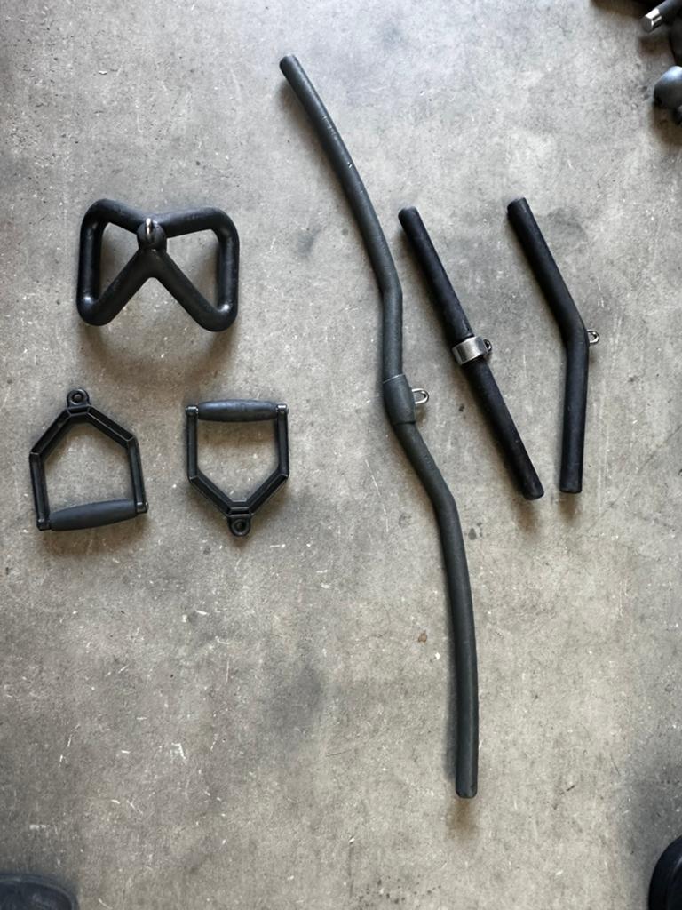 Technogym Pulley Grepen Set, Ophalen, Gebruikt, Overige typen