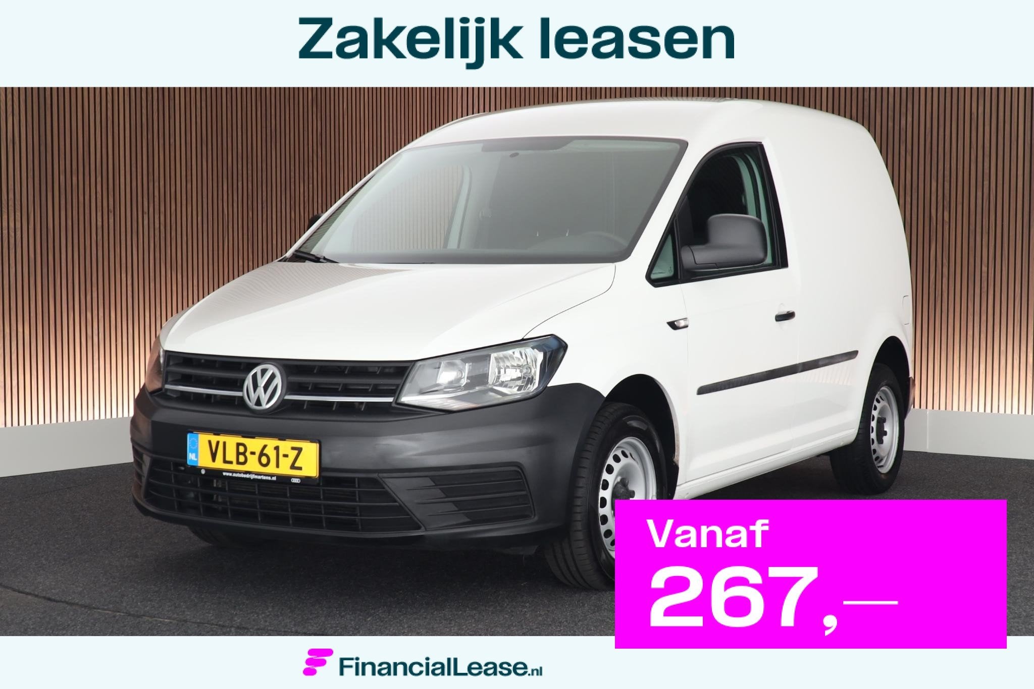 Volkswagen Caddy 2.0 TDI 102pk DSG Comfortline Camera Climat, Stof, Gebruikt, 4 cilinders, 700 kg