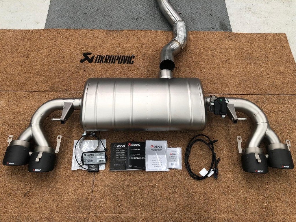 Akrapovic Titanium uitlaatsysteem - AMG A45 A45S W177 20+