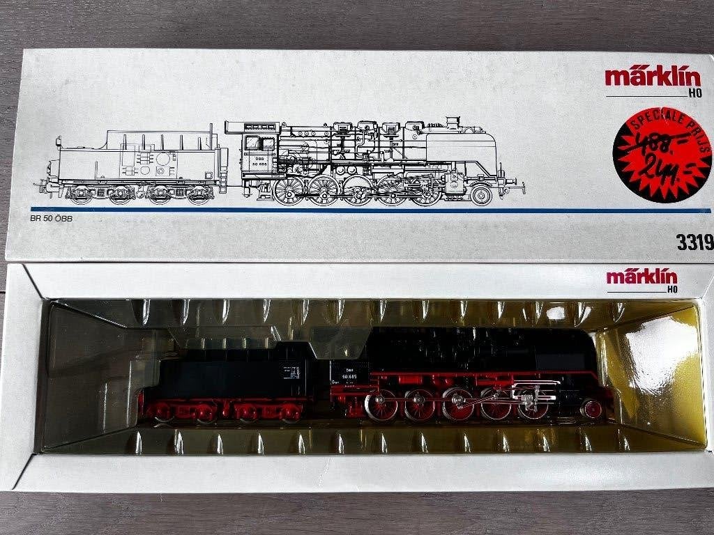 Marklin 3319 ho locomotief nieuwstaat, Wisselstroom, Locomotief, Verzenden, Nieuw