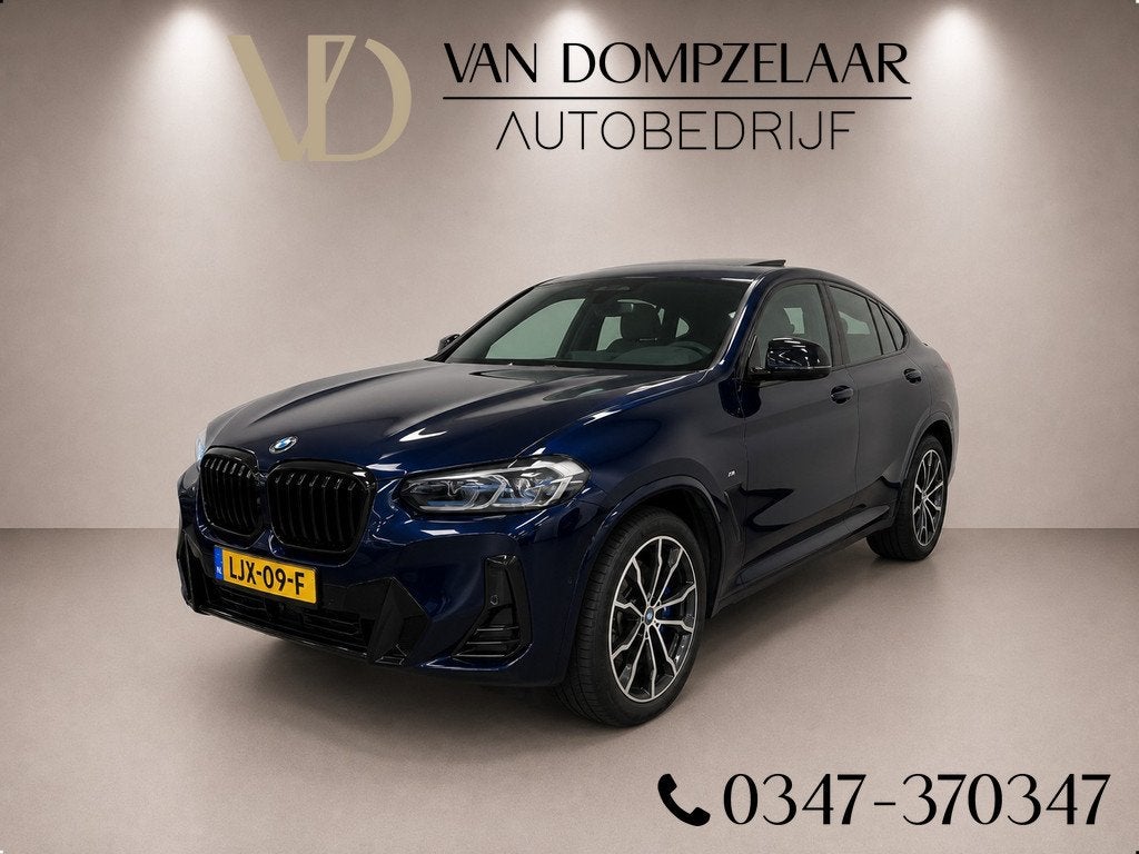 BMW X4 M40i 360PK / M-SPORT HIGH EXE / PANODAK / 360 CAMERA, Automaat, 12 maanden, Gebruikt, Blauw